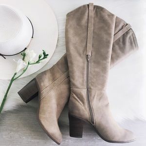 bc footwear • taupe boots